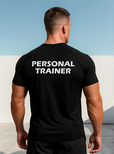 Camiseta Personal Trainer Dry Fit Proteção Uv | Parcelamento sem juros