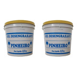 Kit 2 Gel Desengraxante Amarelo P/lavar Mãos 2,5 Kg/pinheiro