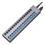 Adaptador Hub Usb 16 Puertos 3.0 Profesional Server On Off