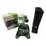 Vídeo Game Xbox 360 Com 3 Controles E Carregador Na Caixa