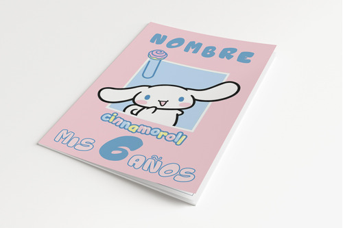 Libro Para Personalizar Imprimir Y Pintar. Cinnamoroll