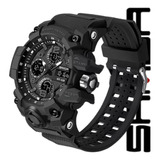 Relógio Masculino Sanda 6021 Militar Shock Tatico  Original