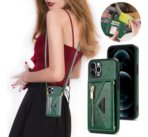 Funda Para iPhone Carasa Celular Protectora Case Tipo Bolso