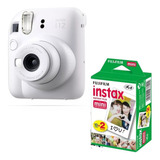 Kit Câmera Mini 12 Instax Branca Marfim 20 Filmes  Fujifilm
