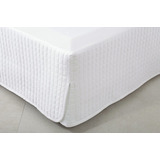 Saia P/ Cama Box Buddemeyer Bud Colors 270 Fios Branco Casal