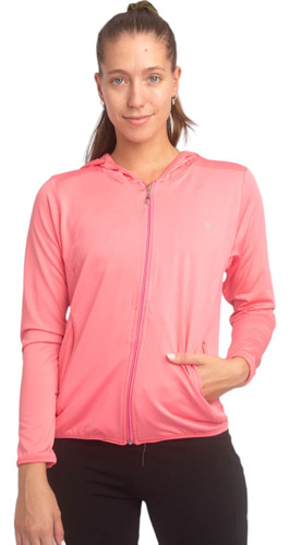 Campera Aptitud Poliester Rosa Mujer