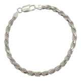 Pulsera Turbillon Gruesa Plata Italiana 925 Hombre