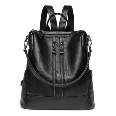 //bolsa Mochila Multiusos Tipo Piel Impermeable Ab1540 Am7 N