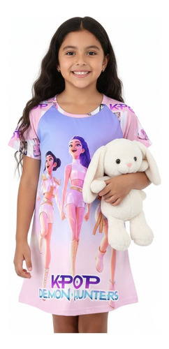 Pijama Estampado K-pop Devil Hunter Para Niñas | Meses sin interés