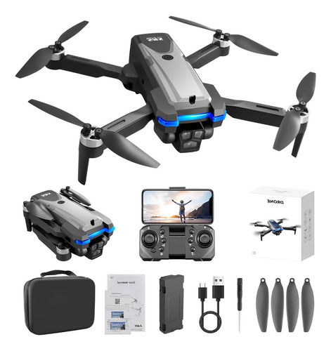 Drone S8s Pro Max Motor Brushless Camera Hd 4k 2 Baterias