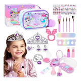 Juego De Maquillaje Belleza Niña Salon Tocador Estuche Set