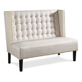 Love Camille Lino Beige Sala Mueble Sofa Pieza Plaza