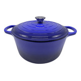 Olla De Hierro Esmaltado Vonne Ccn056 Azul 26 Cm