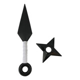 Kit Naruto Kunai 25cm + Shuriken 10cm - K282