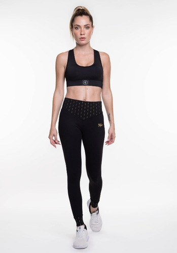 Calza Deportiva Ngx Modelo Legging Long Hold On Negro