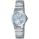 Reloj Casio Mujer Ltp-1177a-2a Color De La Correa Plateado