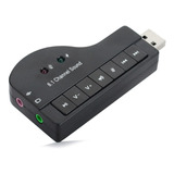 Tarjeta De Sonido 8.1 Usb 2.0 X7/control De Volumen