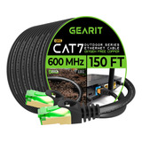 Gearit Cat7 Cable Ethernet Para Exteriores (150 Pies) Par Tr