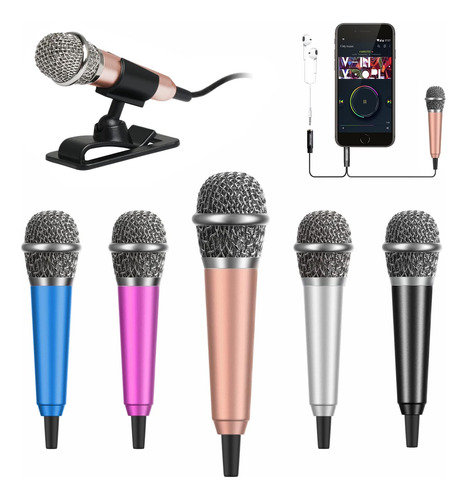 Mini Micrófono, Wootrip Karaoke Pequeño Micrófono Para Entre