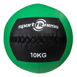 Balón De Peso Cuero Sintético 10kg Medicinal Sportfitness 
