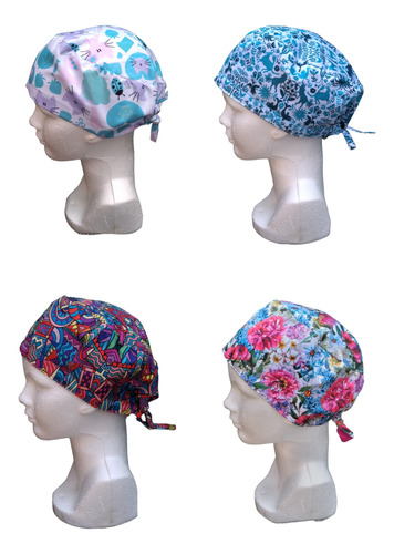 Gorro Médico Quirúrgico Dama Estampado Unisex Enfermera