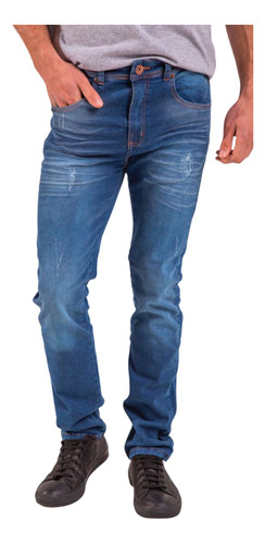 Jeans Hombre Dromo Pantalon Jean Elastizado Calidad