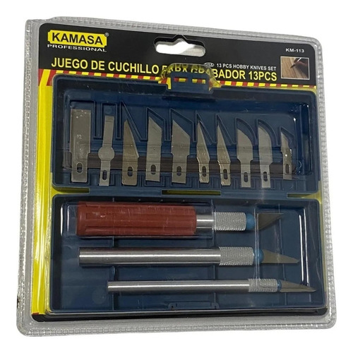 Set Bisturi Cuchillos Para Grabador  13 Pcs Con Respuestos