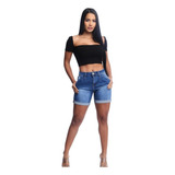 Most Wanted Jeans Short Bermuda Diseño Colombiano