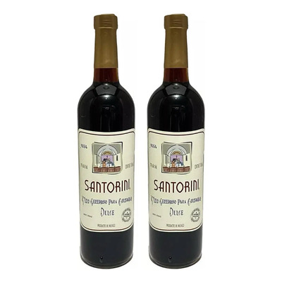Duo Pack Vino Generoso Para Consagrar Santorini 750 Ml | MercadoLibre
