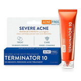 Acnefree Terminator 10 Acne Severo Con Peróxido De Benzoylo