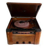 Antigua Victrola Rca Victor 65 U, 1946, Ee. Uu. Decoracion