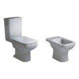 Sanitarios Ferrum Trento Inodoro Mochila Dual Asiento Bidet