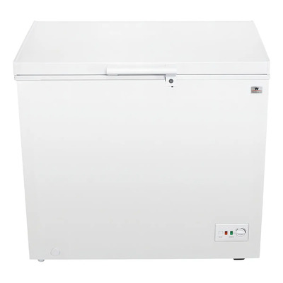 White-westinghouse Congelador 7.1 Pies, Iluminación interior LED, 2 puertas, control electrónico, canastilla interior, manija y cerradura con llave, puertas deslizables y ruedas Mod. WWCCF071200LHWSD | Meses sin interés