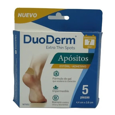 Duoderm Apósito Parche Hidrocoloide 4.4 X 3.8 Caja Con 5 Pcs | MercadoLibre