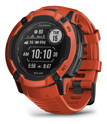 Reloj Garmin Instinct 2x Solar Rojo (50mm)