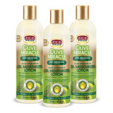 African Pride Olive Miracle Hair Locion Hidratante (paquete 