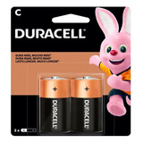 Pila Alcalina Duracell C 2 - Blister Por 2 Unidades Medianas