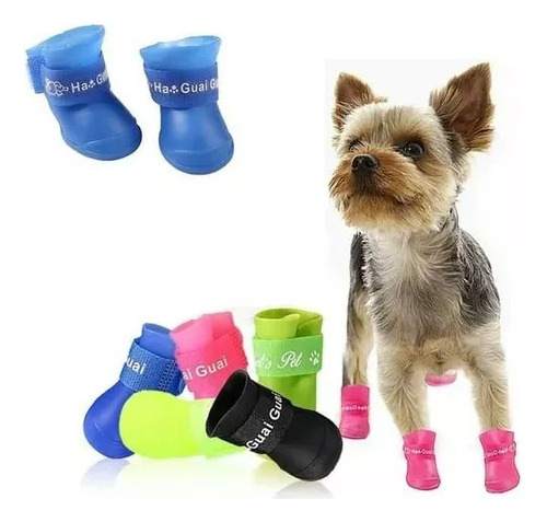 Botas De Goma Para Mascotas Talla Xl