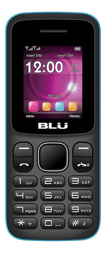 Blu Z4 Dual Sim 32 Mb  Negro Y Azul 32 Mb Ram