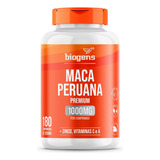 Maca Peruana + Vitamina C + Zinco, 1000mg, 180 Tablets Full