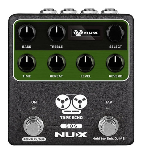 Pedal Multi Delay Nux Ndd7 Tape Echo