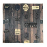 Pack 10 Láminas Papel Mural 3d Pared Decorativo Coffee Mc21