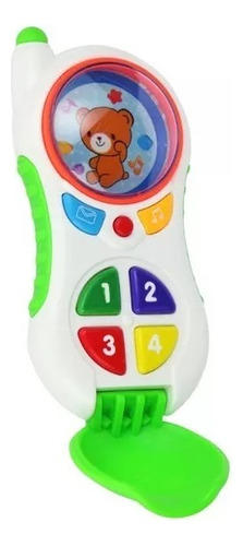 Celular Musical Interactivo Con Sonido Y Luces Para Bebe