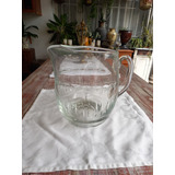 Ponchera De Cristal 24 Cm De Alto 27 Cm De Pico A Asa