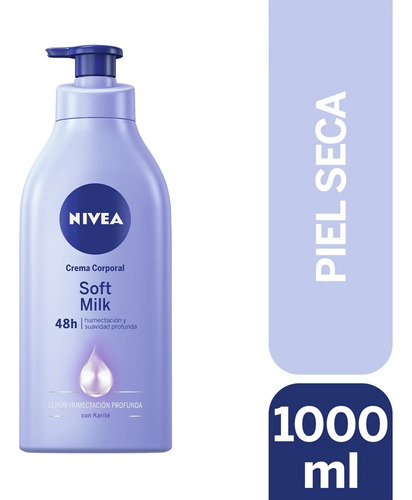 Nivea Crema Corporal Soft Milk Piel Seca 1000 Ml