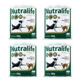 Combo 4 Nutralife Intensiv Suplemento 300g Cães Cat - Vetnil