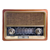 Radio Am / Fm Bluetooth Vintage Con Usb Mp3 Clásico