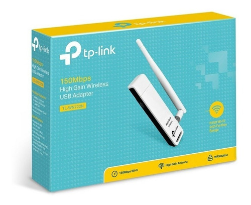 Placa Wifi Red Tp Link Usb Adaptador Antena Tl-wn722n 722