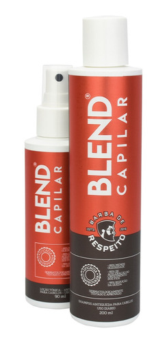 Kit Blend Capilar Shampoo + Tônico Barba De Respeito