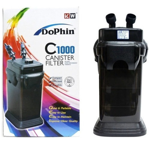 Filtro Canister Dolphin C1000 Acuario 200-500l 1650l/h 110v